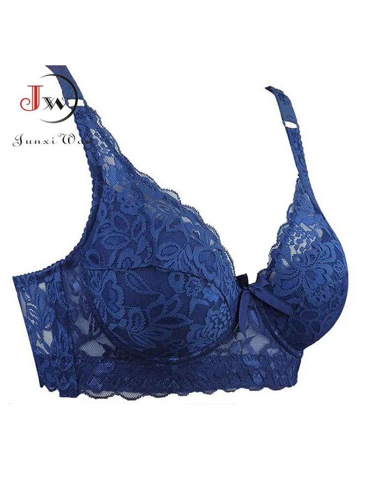 Lace Underwire Push-Up Bra — Floral Lace, Padded & Full-Lace Styles