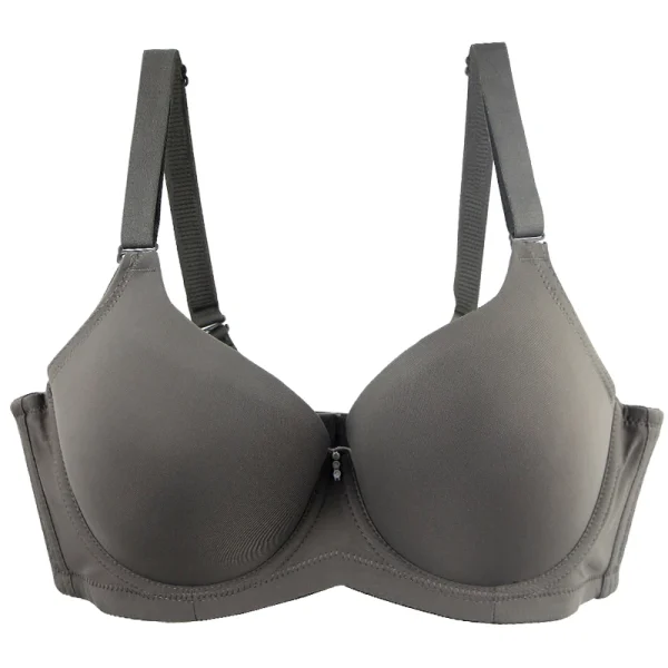 Plus-Size Thin Mold-Cup Bra — Lightweight Support, Sizes to 105E