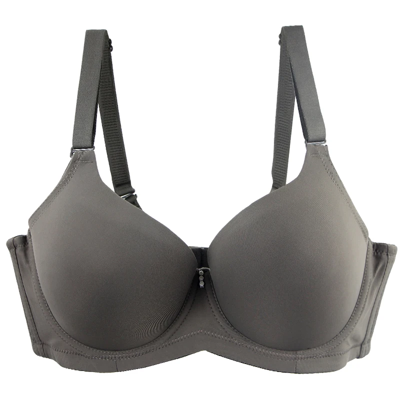 Plus-Size Thin Mold-Cup Bra — Lightweight Support, Sizes to 105E