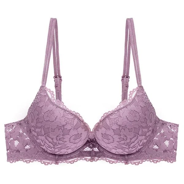 Padded Lace Push-Up Bra — Elegant Everyday Lift & Support